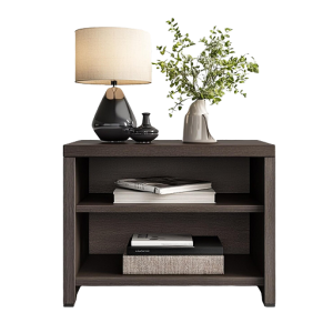 Modern Black Minimalist Nightstand